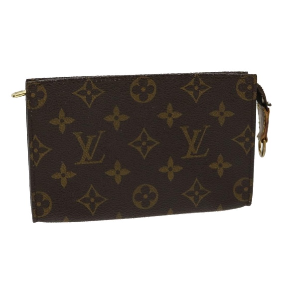 LOUIS VUITTON Monogram Bucket PM Accessory Pouch LV Auth 31165